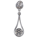 Beautiful Tear Drop Hanging Diamond Earrings