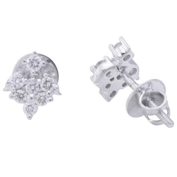 Diamond Shaped Stud Earrings