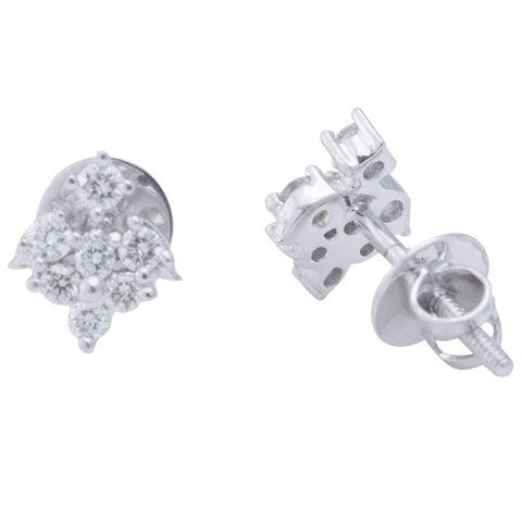 Diamond Shaped Stud Earrings