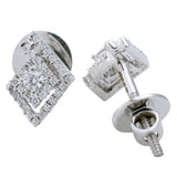 Nested Diamond Stud Earrings