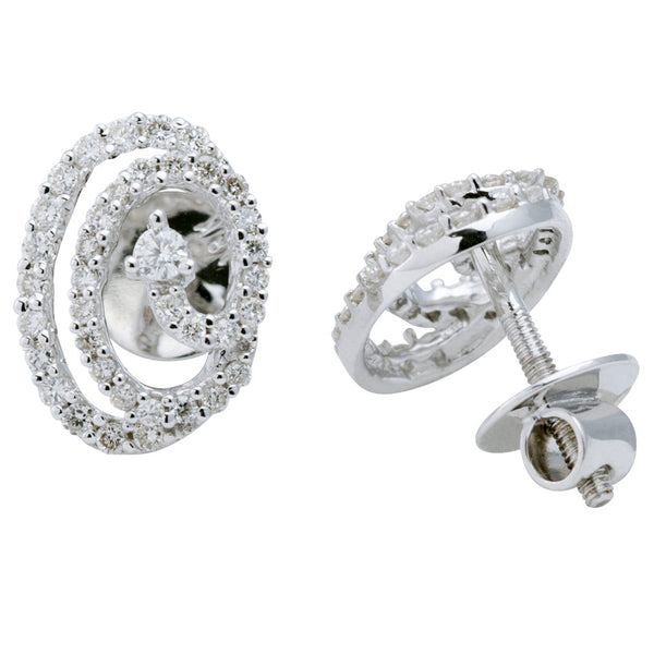 Spiral Stud Earrings