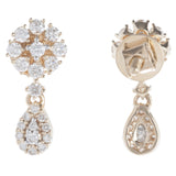 Star Burst Hanging Earrings