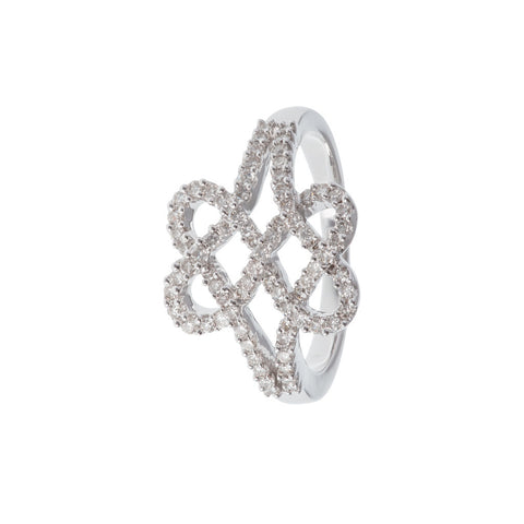 Cross My Heart Diamond Ring