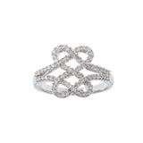 Cross My Heart Diamond Ring