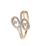 Duo Tribe Diamond Ring