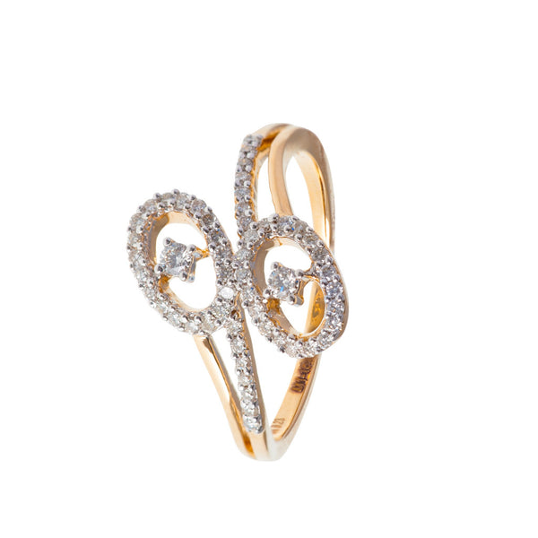 Duo Tribe Diamond Ring