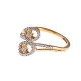 Duo Tribe Diamond Ring