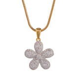 Five Petal Diamond Pendant