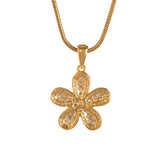 Five Petal Diamond Pendant