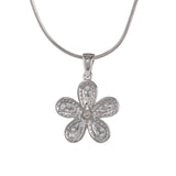 Five Petal Diamond Pendant
