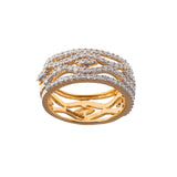 Infinity Wave Diamond Ring