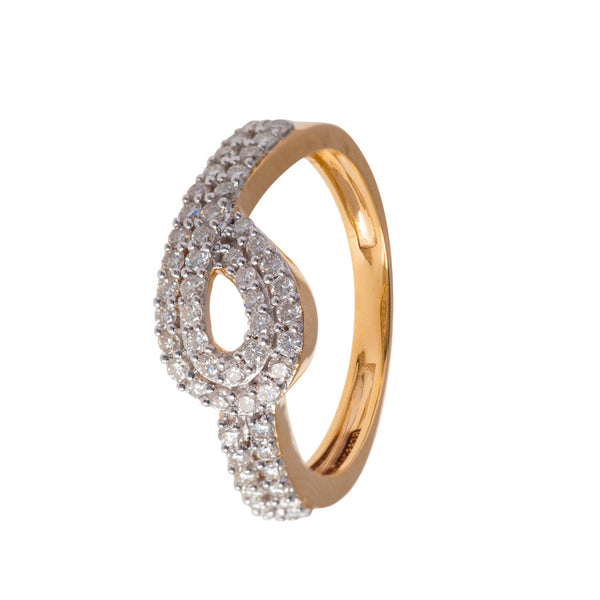 Lean-in Diamond Ring