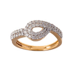 Lean-in Diamond Ring