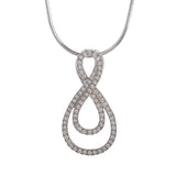 Nested Infinity Diamond Pendant