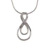 Nested Infinity Diamond Pendant