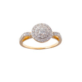 Nested Round Diamond Ring