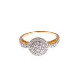 Nested Round Diamond Ring