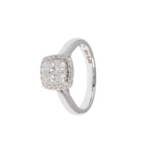 Quartet Square Diamond Ring
