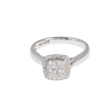 Quartet Square Diamond Ring