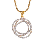 Tri-band Diamond Pendant