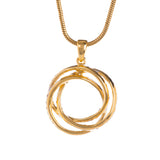 Tri-band Diamond Pendant