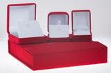 18K White Gold 0.49 Round Diamond (G-H Color, VVS-VS Clarity) Spiral Stud Earrings