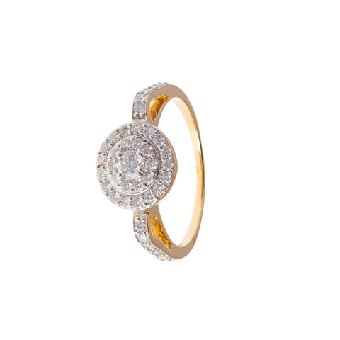 Nested Round Diamond Ring